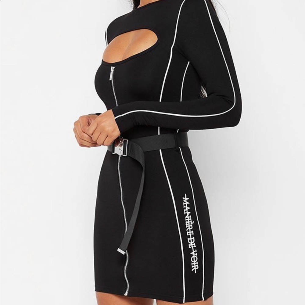 Manière De Voir Long-Sleeved Mini Dress